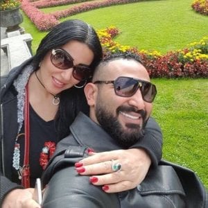 سمية الخشاب تنشر أول صور لها من شهر عسلها في أميركا مع زوجها أحمد سعد