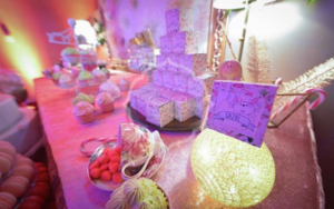صور مادبة العشاء الفاخرة التي قدمت في حفل عقيقة غزل الترك