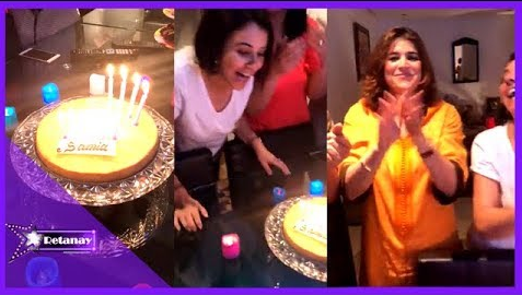 سامية أقريو تحتفل بعيد ميلادها بطريقة أسطورية رفقة صديقاتها وهذا عمرها