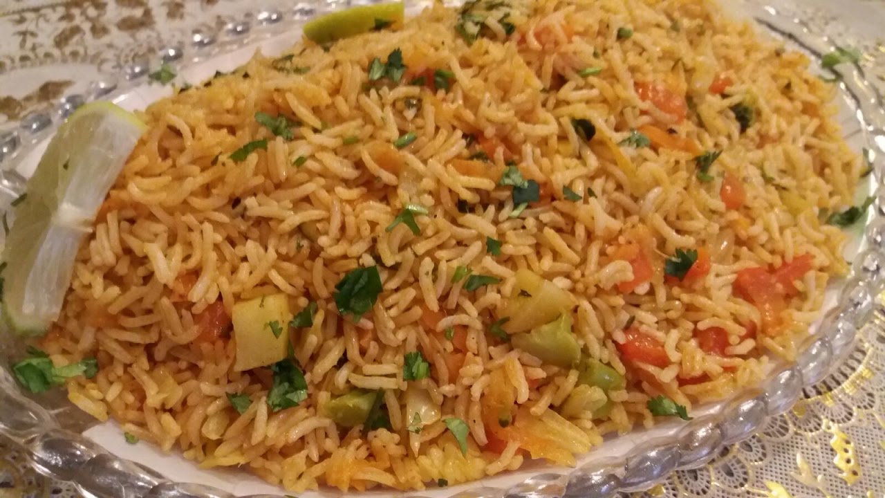 أكلة صحية لعشاق الأرز بالخضر لذيذ سهل وسريع التحضير في 10 دقائق