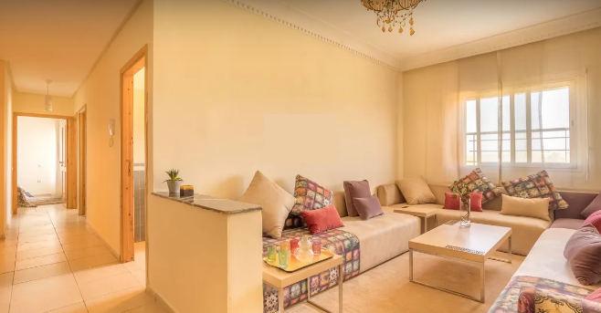 نموذج لشقة مغربية في السكن الإقتصادي..فكرة ذكية لاستغلال مساحة الشقة بشكل ذكي رغم صغرها