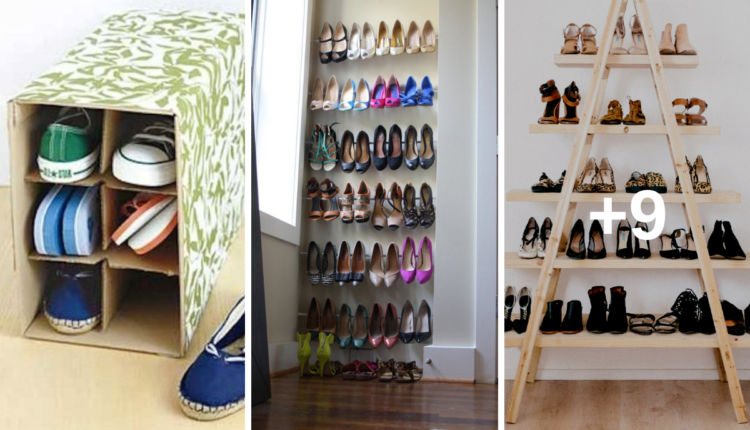 11 فكرة عملية و ذكية لتنظيم الأحذية في المنزل بدون فوضى أو كركبة