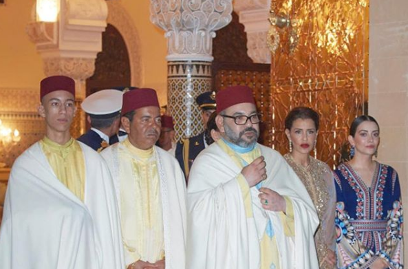 بالصور.. الملك محمد السادس يقيم مأدبة عشاء على شرف العاهلين الإسبانيين