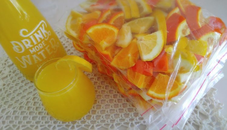 طريقة تخزين البرتقال والليمون مع صنع ألذ عصير بكمية وفيرة