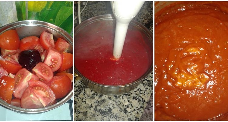 صلصة الطماطم منزلية متعددة الاستعمالات صحية وبدون مواد حافظة